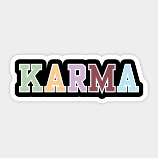 Karma Sticker